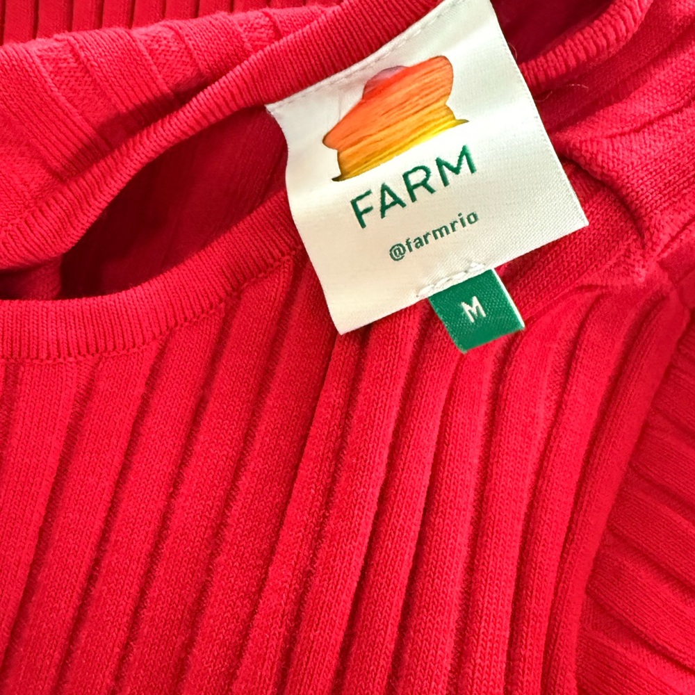 FARM Rio Vibrant Red Maxi Dress - Picture 11 of 14